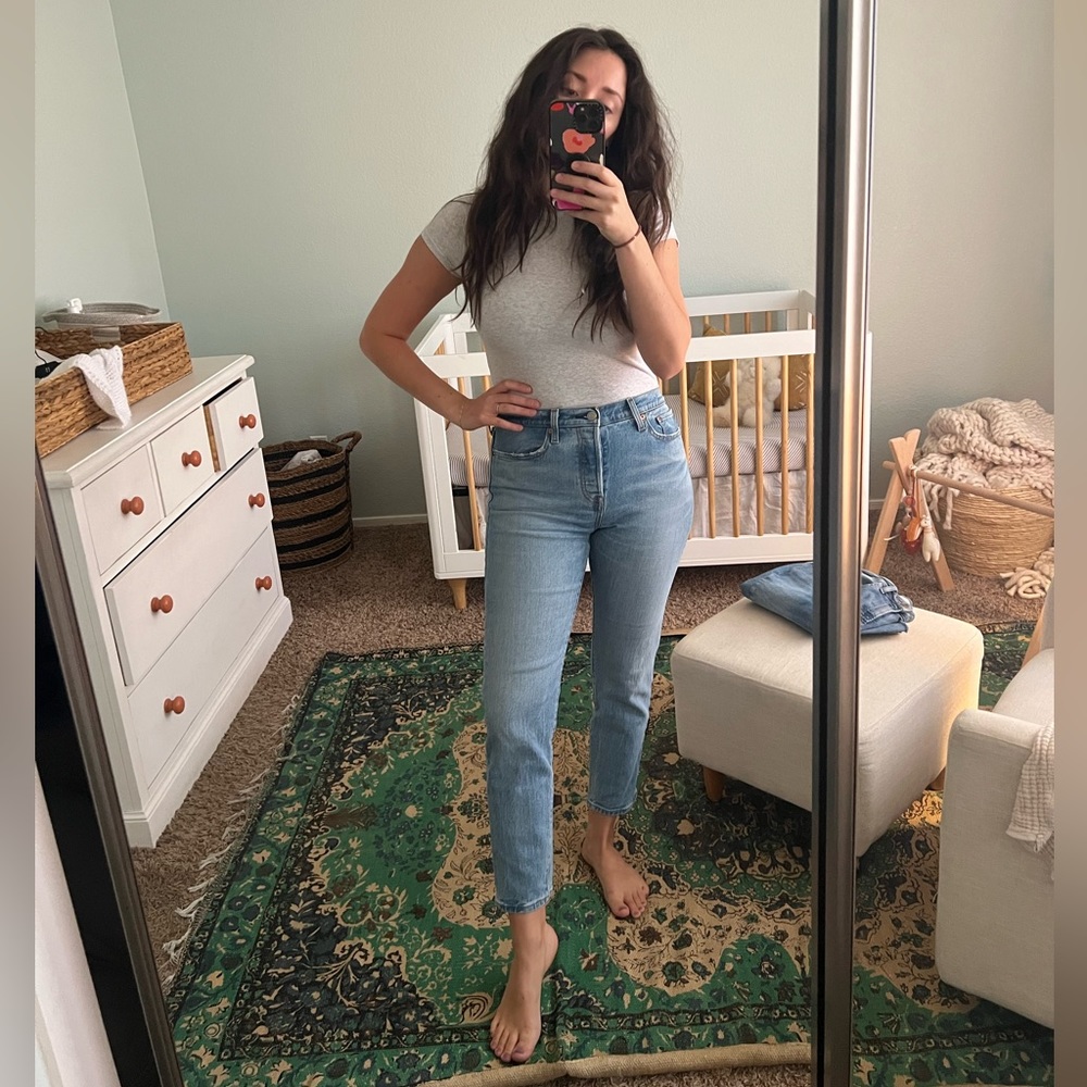 LEVI’S wedgie blue jeans